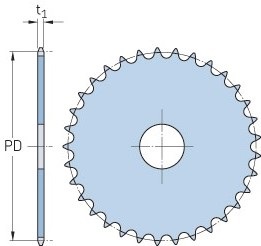 ��������� 06B-1 ��� ��������� ����� BS/ISO  06B-1 ��� 9,525 �� ��� ������� PHS 06B-1A27