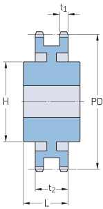 ��������� 24B-2 ��� ��������� ����� BS/ISO 24B-2 ��� 38,1 �� �� �������� PHS 24B-2C48