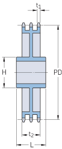 ��������� 12B-3 ��� ��������� ����� BS/ISO 12B-3 ��� 19,05 �� �� �������� PHS 12B-3C60